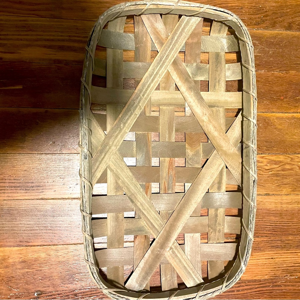Antique Woven Tray